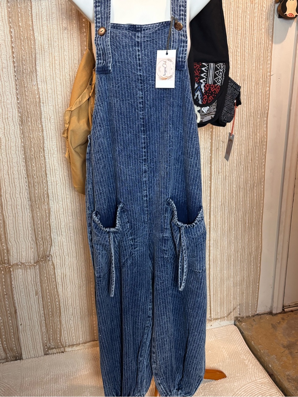 Blue Denim Overalls for Women- Relaxed Fit